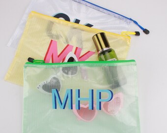 Personalized Bridesmaid Pool Bag: Monogrammed Beach Tote, Bachelorette Gift