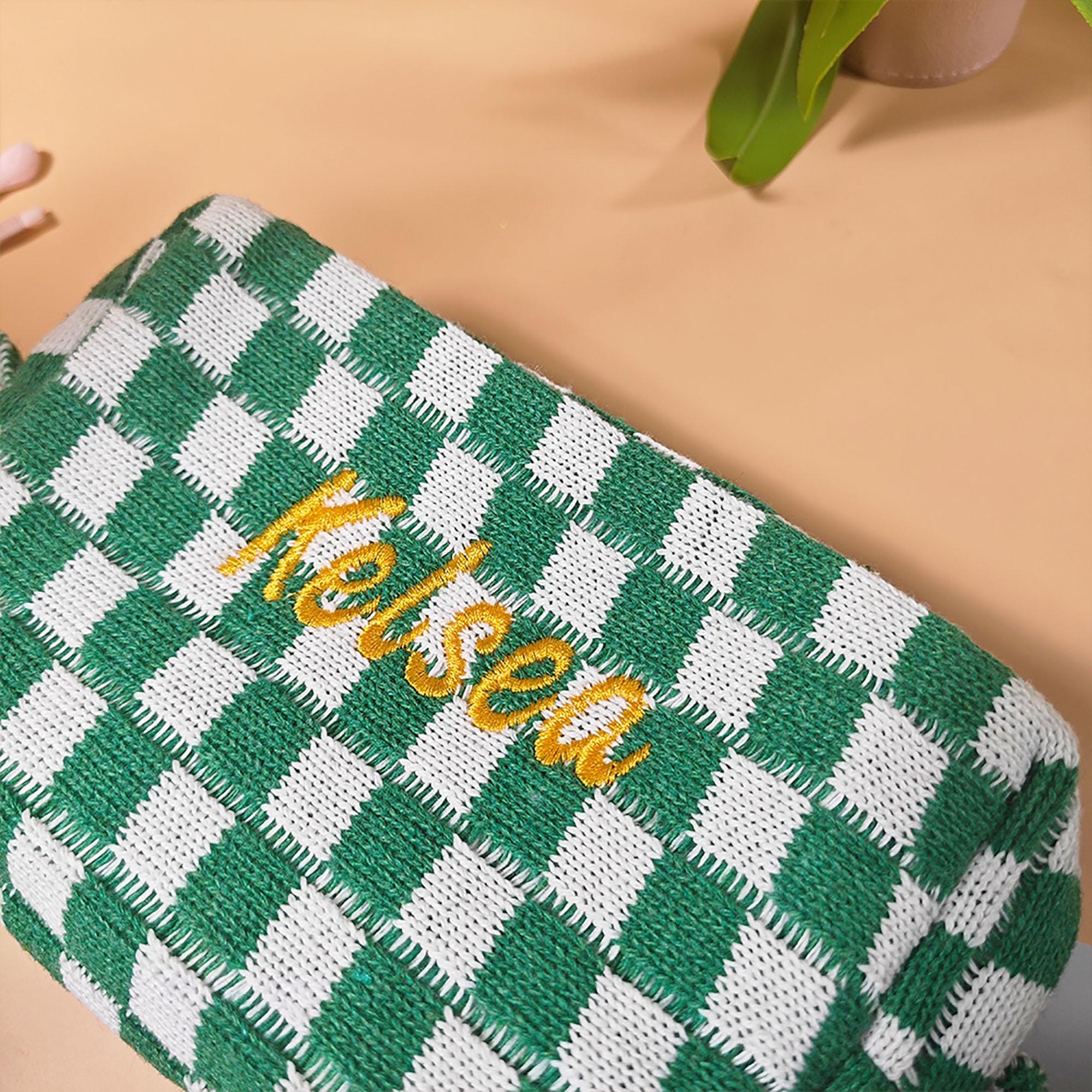 Personalized Embroidery Toiletry Bag,make up bag,bridesmaid gifts,Custom Travel Makeup Bag,Large Capacity Storage Bag, Bridesmaid Makeup Bag