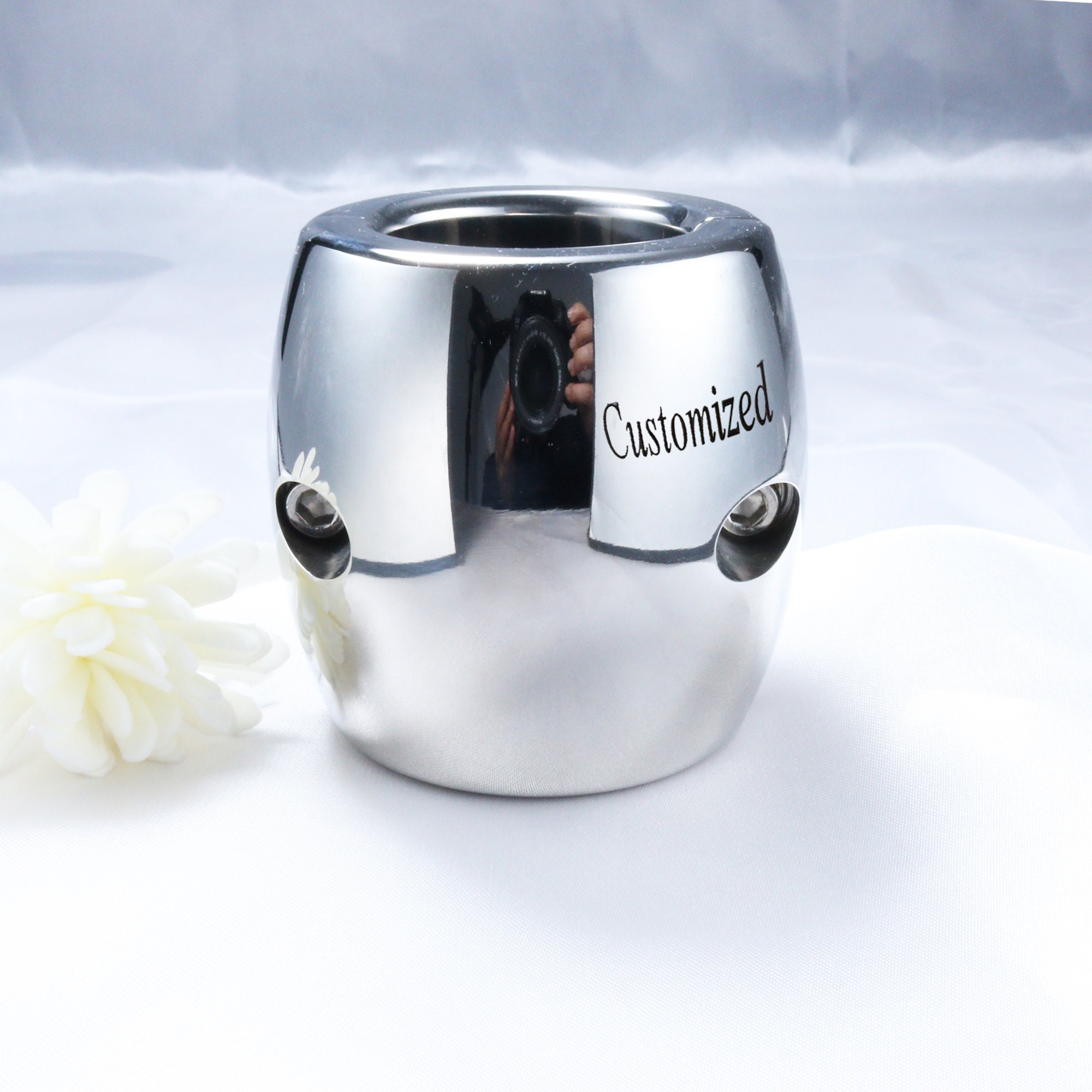 Customized Stainless Steel Scrotum Ring Ball Stretcher Testicle