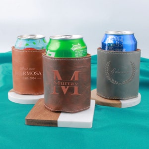 Personalised Stubby Holder,Can Cooler,Wedding Party Gifts for Men, Bachelor Party Gifts, Custom Beer Can Holder, Best Man Gift