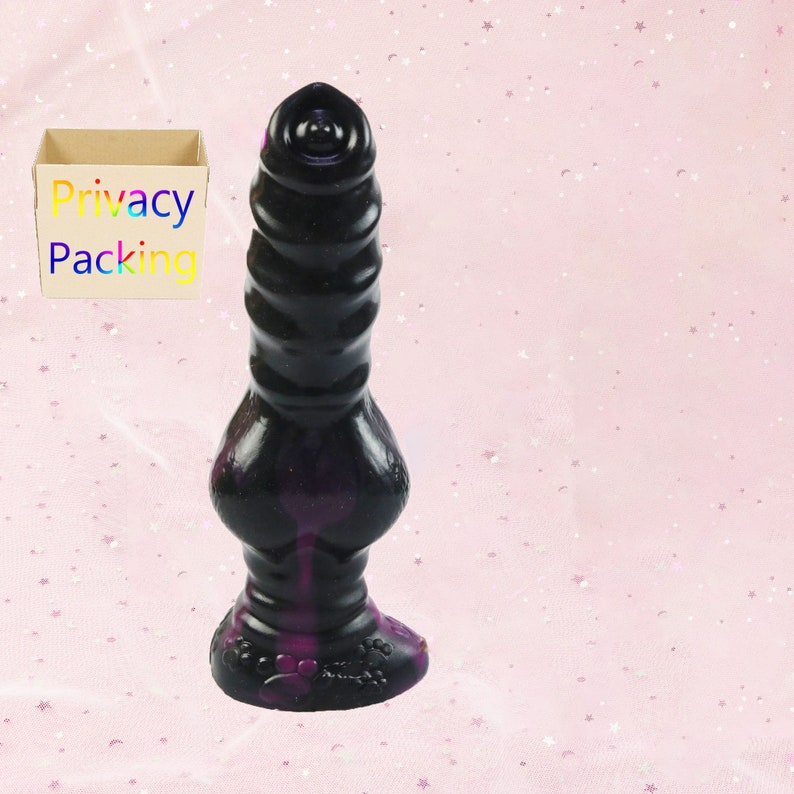 Fantasy Monster Dildo With Suction Cup Liquid Silicone Knot Dick For Woman Men 