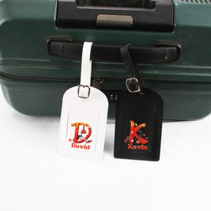Etiqueta de equipaje personalizada con letras, regalo para despedida de soltera, etiqueta de equipaje personalizada, regalos de Halloween