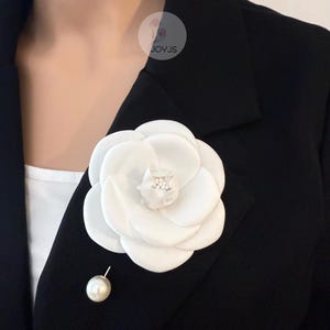 Chanel Camelia Brooch - Etsy