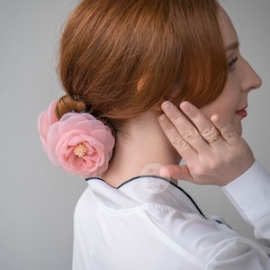 Juliet Rose Hair Claw Clip, Elegant Flower Hair Claw Clip, Large Hair Claw, Handmade Hair Claw, Unique Gifts for Her, Mother’s Day gift