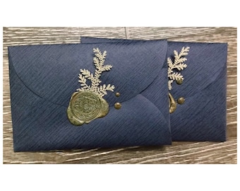 Vintage Envelopes, Europe style envelopes, Ivory Envelopes, Beige envelopes, Forest Green envelopes, Wedding envelopes, rose envelopes