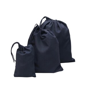 Black Color Premium Quality Wholesale Prices 4 x 6 Inches Cotton Muslin Bag 