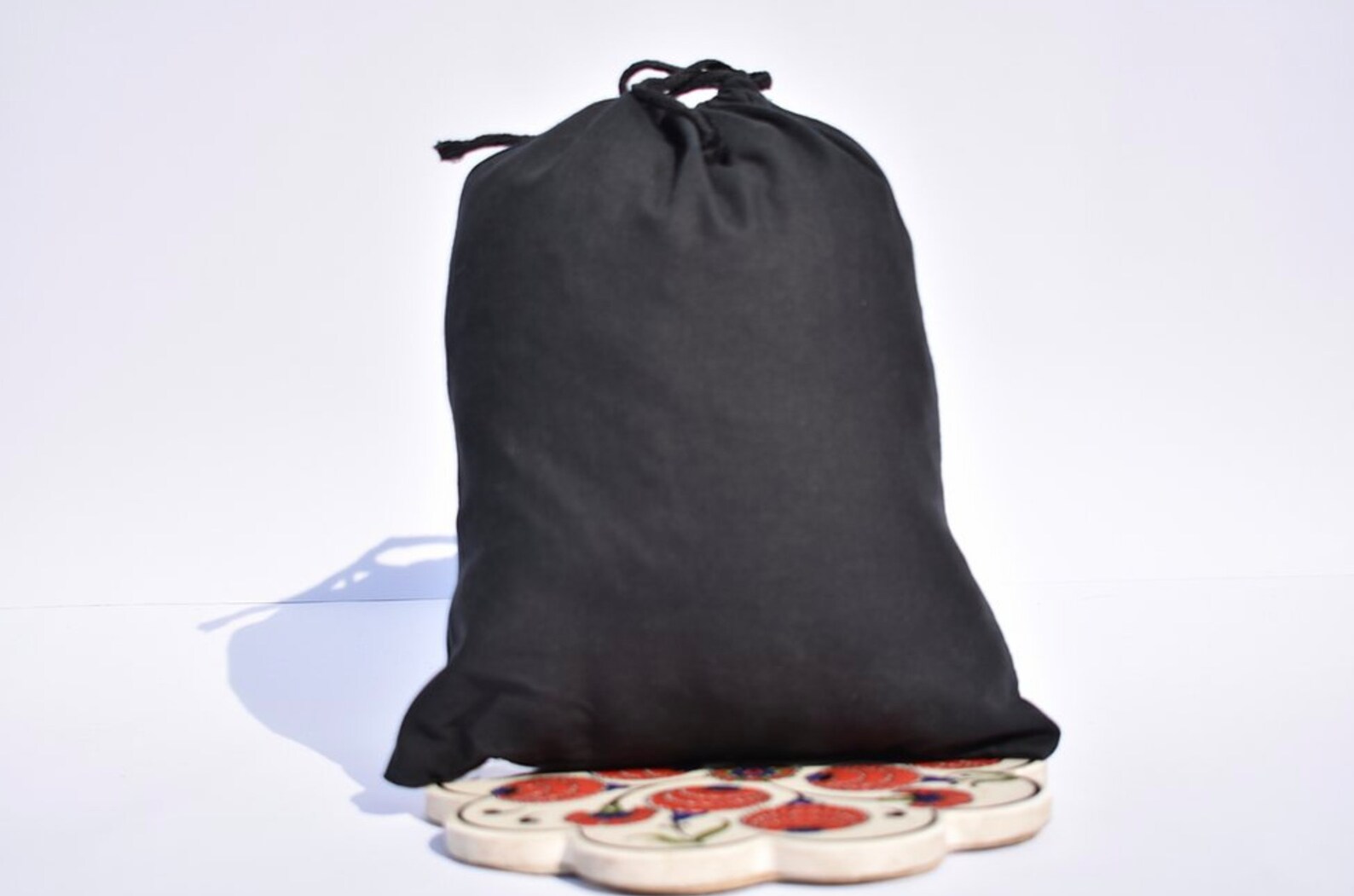 Muslin Bags Black Cotton Single Drawstring Reusable & Premium Etsy