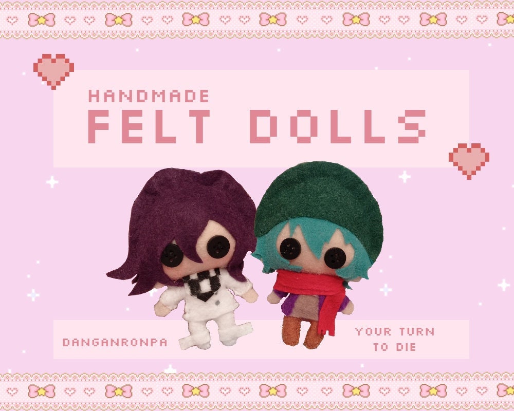 Made To Order Gin Ibushi Your Turn To Die Felt Plush Doll