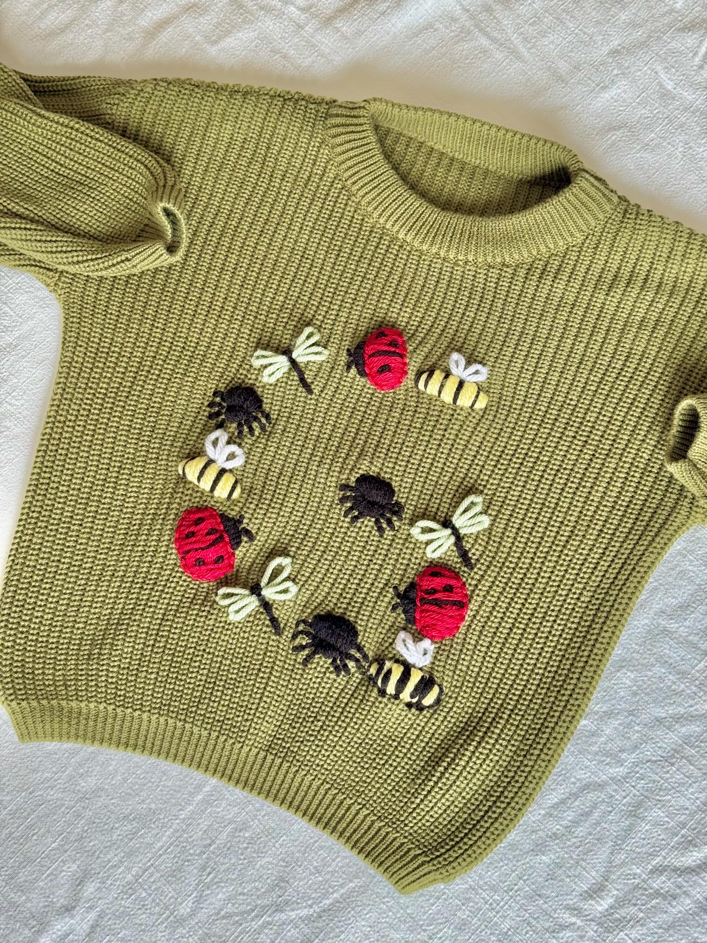 Bug Knit Sweater - Etsy