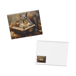 Squirrel Calendar 2025 - Wall Calendars, Monthly Planner, Yearly ...