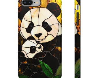 Stained Glass Animal Phone Case – Mosaic Art Cover for Samsung S26 Ultra S25 S24 FE A56 A17 iPhone 17 Pro Max 16 15 Plus 14 13 Pixel 10 9A