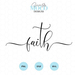 Faith SVG, Cross SVG, Christian SVG Perfect for Making Church Shirts ...