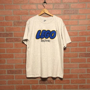 Vintage Lego Technic Single Stitch T Shirt USA Made Adult Large Rare