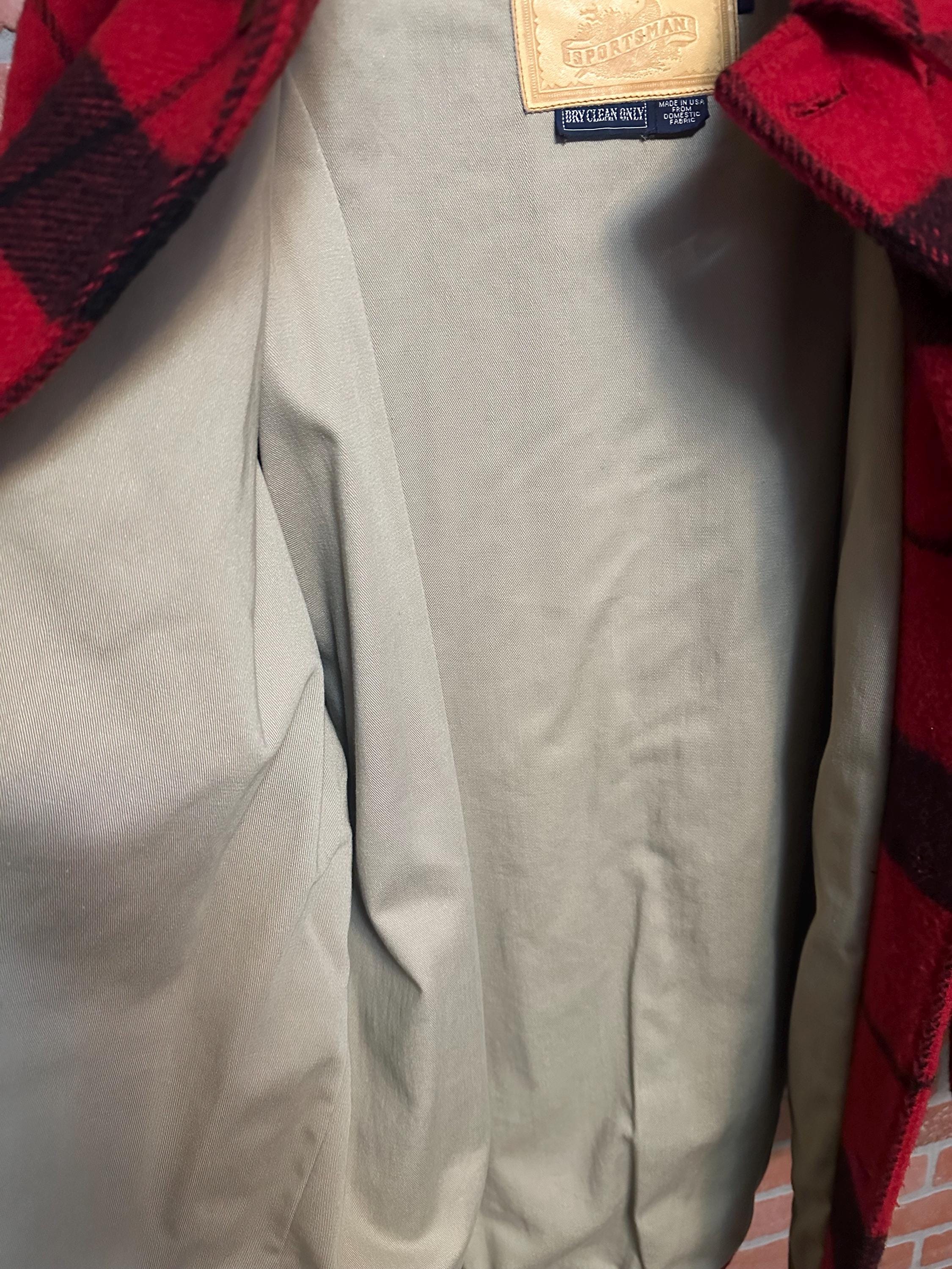 Vintage Polo Ralph Lauren Sportsman Buffalo Plaid Check Wool Hunting ...