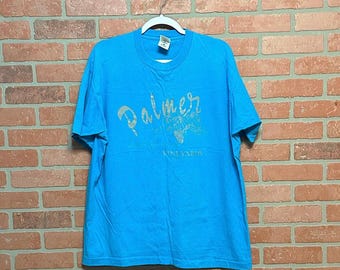 1990s Palmers Vineyard North Fork Long Island NY Stitch T Shirt, Vintage XL