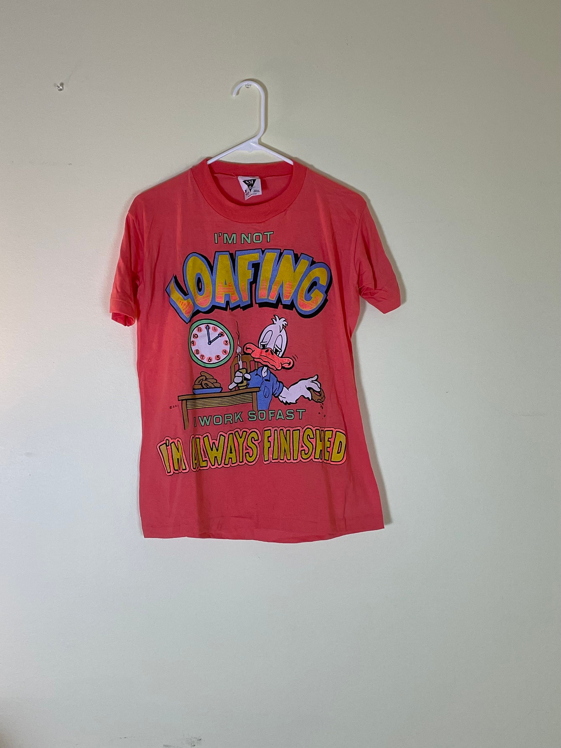 Vintage I'm Not Loafing Cartoon Duck 90's Deadstock - Etsy Canada