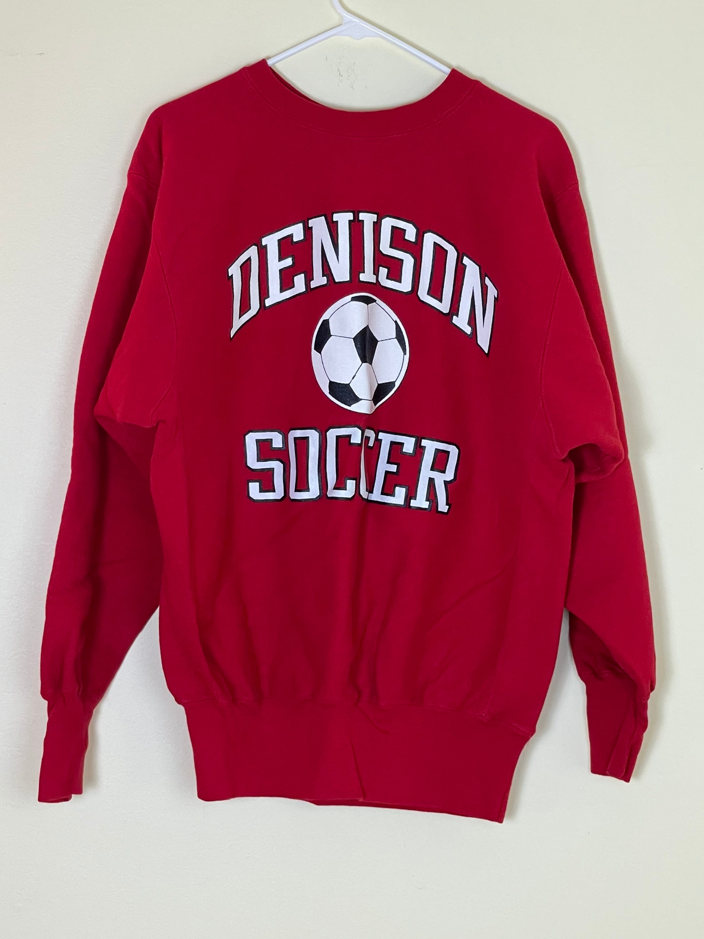 Vintage Denison Soccer Vintage Champion Reverse Weave Crewneck