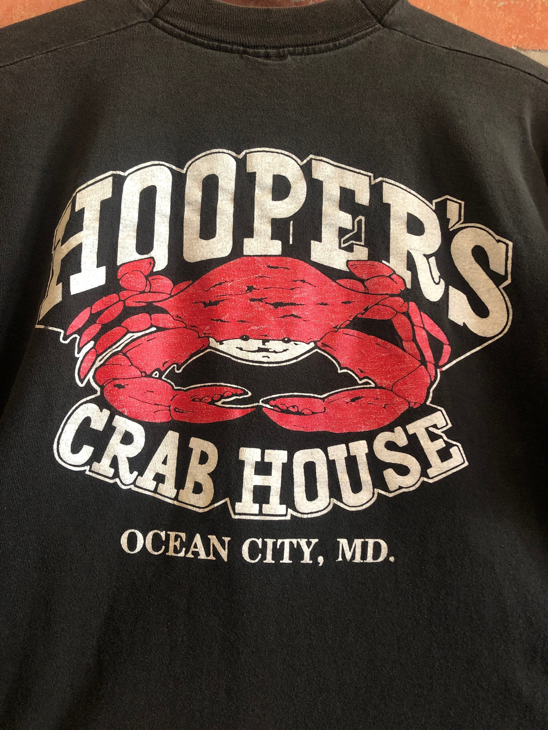 Vintage Hooper's Crab House Ocean City MD. Staff Singe Etsy