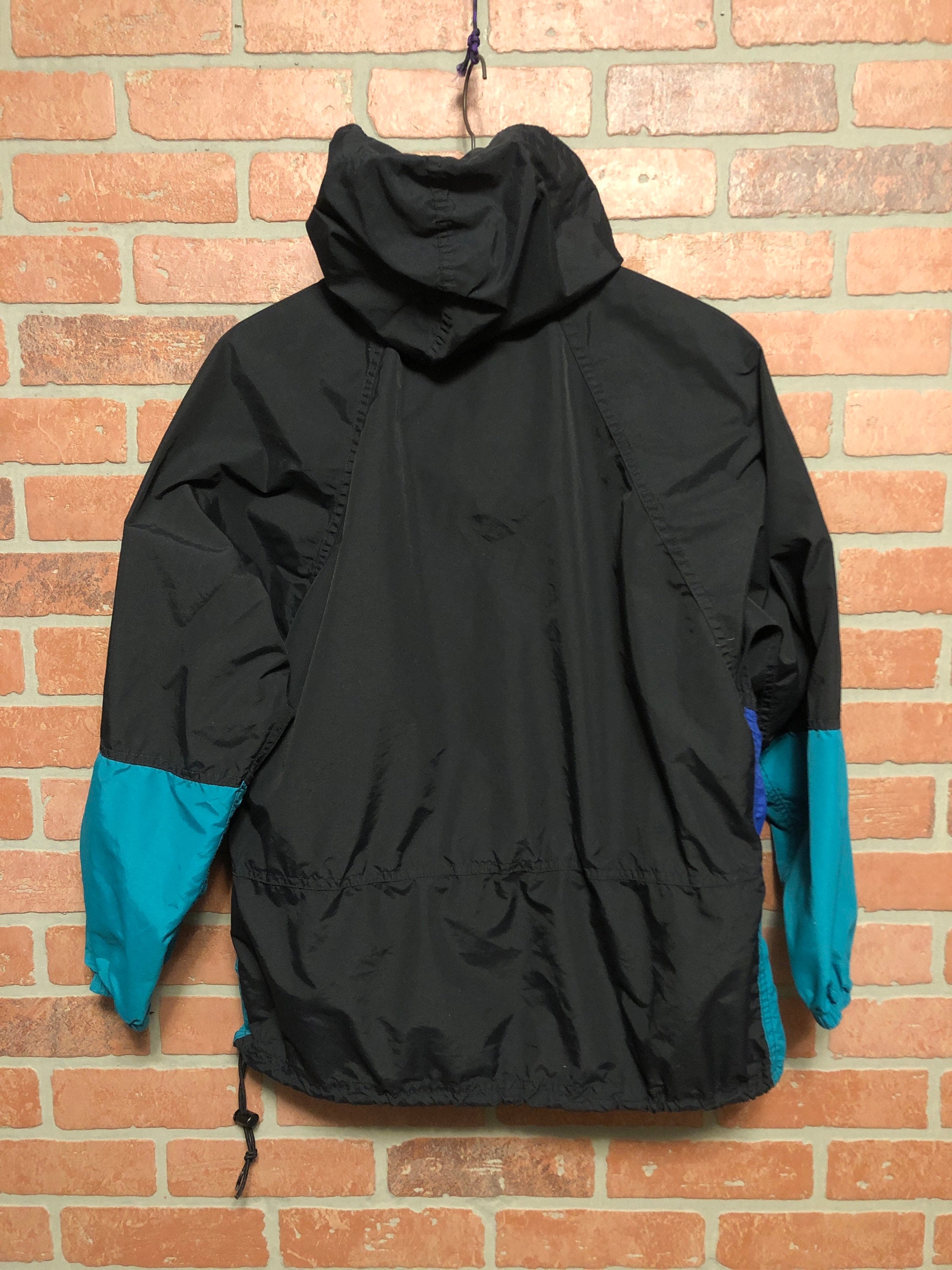 Vintage LL Bean Anorak 1/2 Zip Windbreaker Jacket Womens Small 