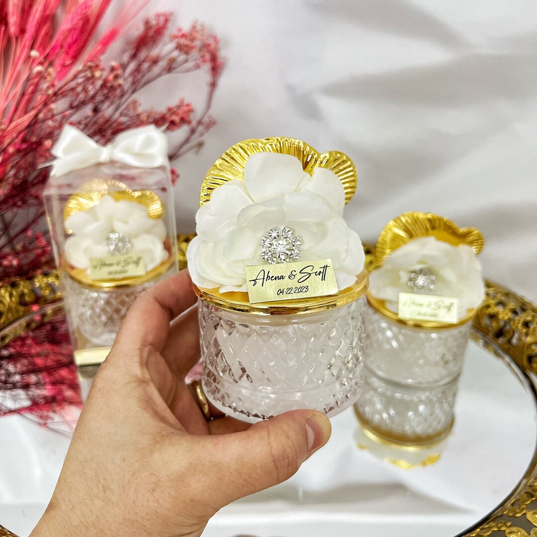 Bulk Wedding Party Candle Favors for Guests Elegant Candle in - Etsy Canada