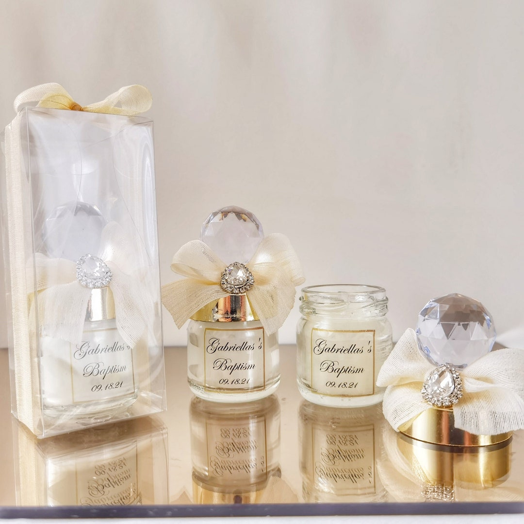 50 Pcs Personalized Candle Wedding Favor for Guests in Bulk - Etsy