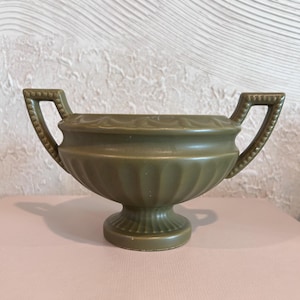 Vintage Matte Green Planter