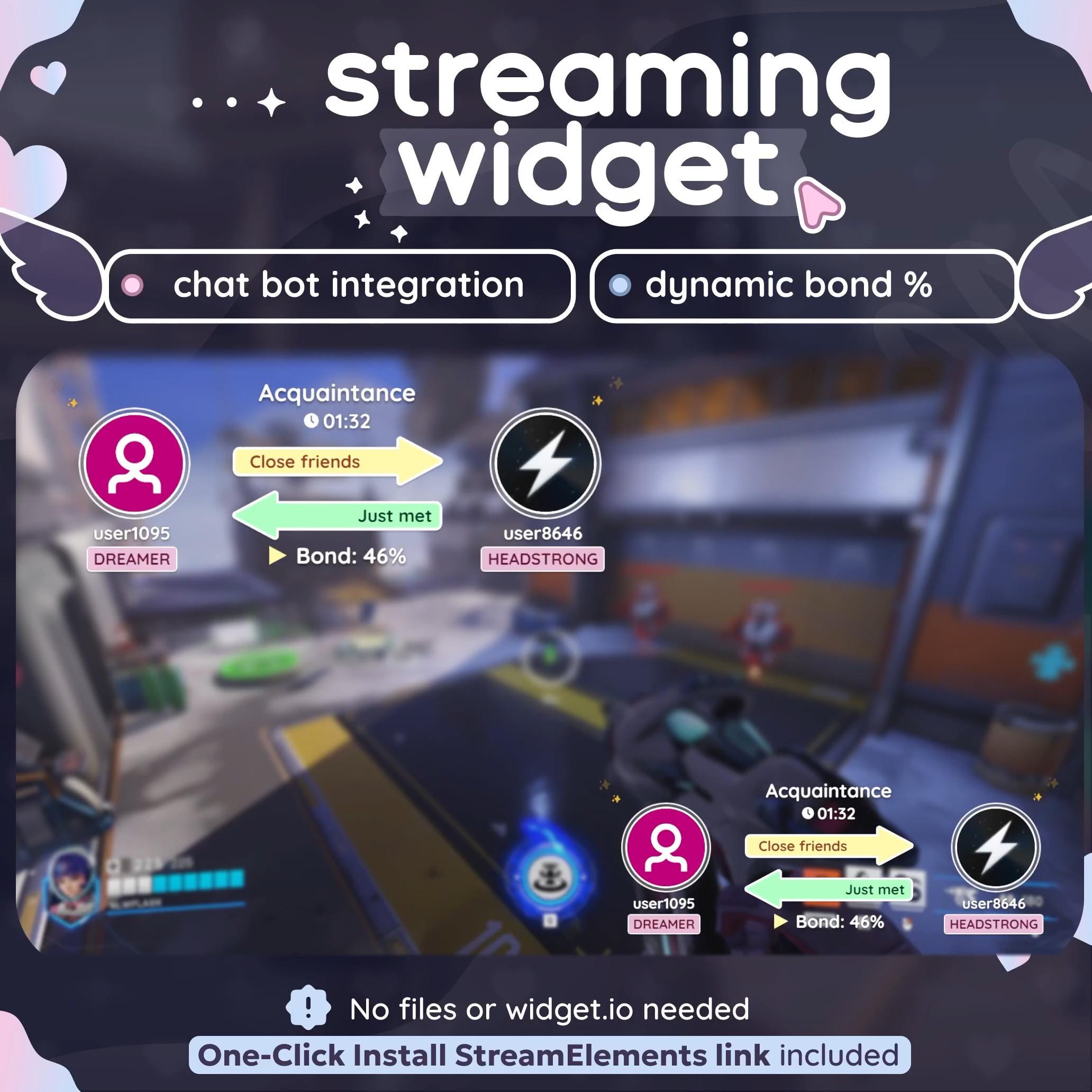Bond Meter Widget | Live Relationship, Romance & Drama System for ...