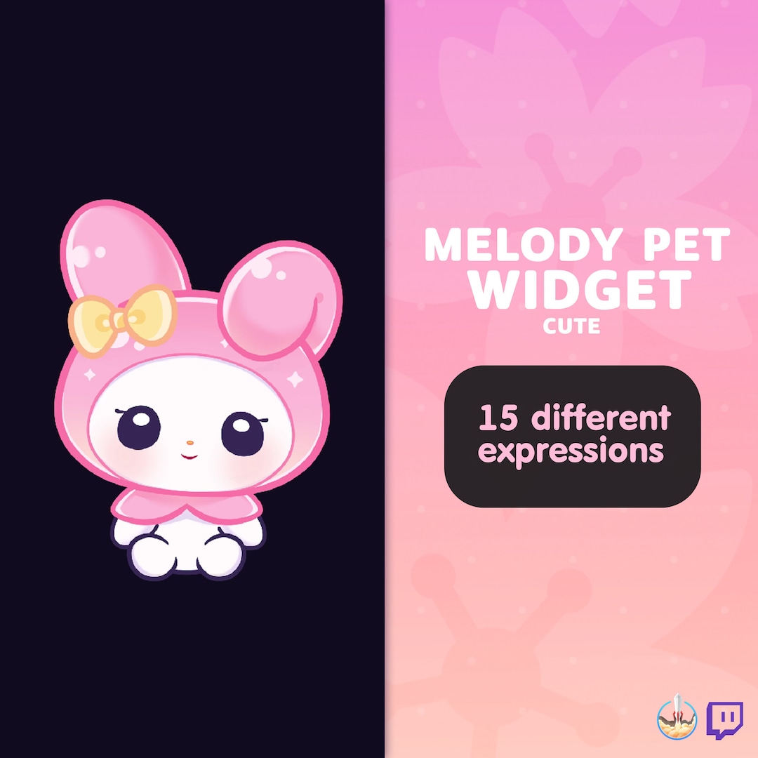 P2U Kawaii Bunny Kitty Pet Mascot Widget Interactive Sweet Cute Candy ...