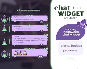 Toad Frog Halloween Chat Widget – StreamElements, Twitch (Digital Download)