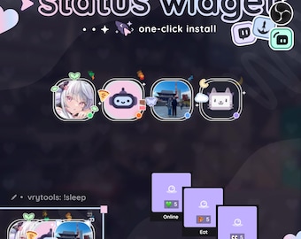 Twitch Viewer Status Widget | Live Status, Chat Commands, Dynamic Display (OBS StreamElements Streamlabs)