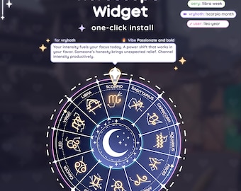 Horoscope Widget – Interactive Astrology Minigame | StreamElements & OBS / Streamlabs | Widgets for Streamers