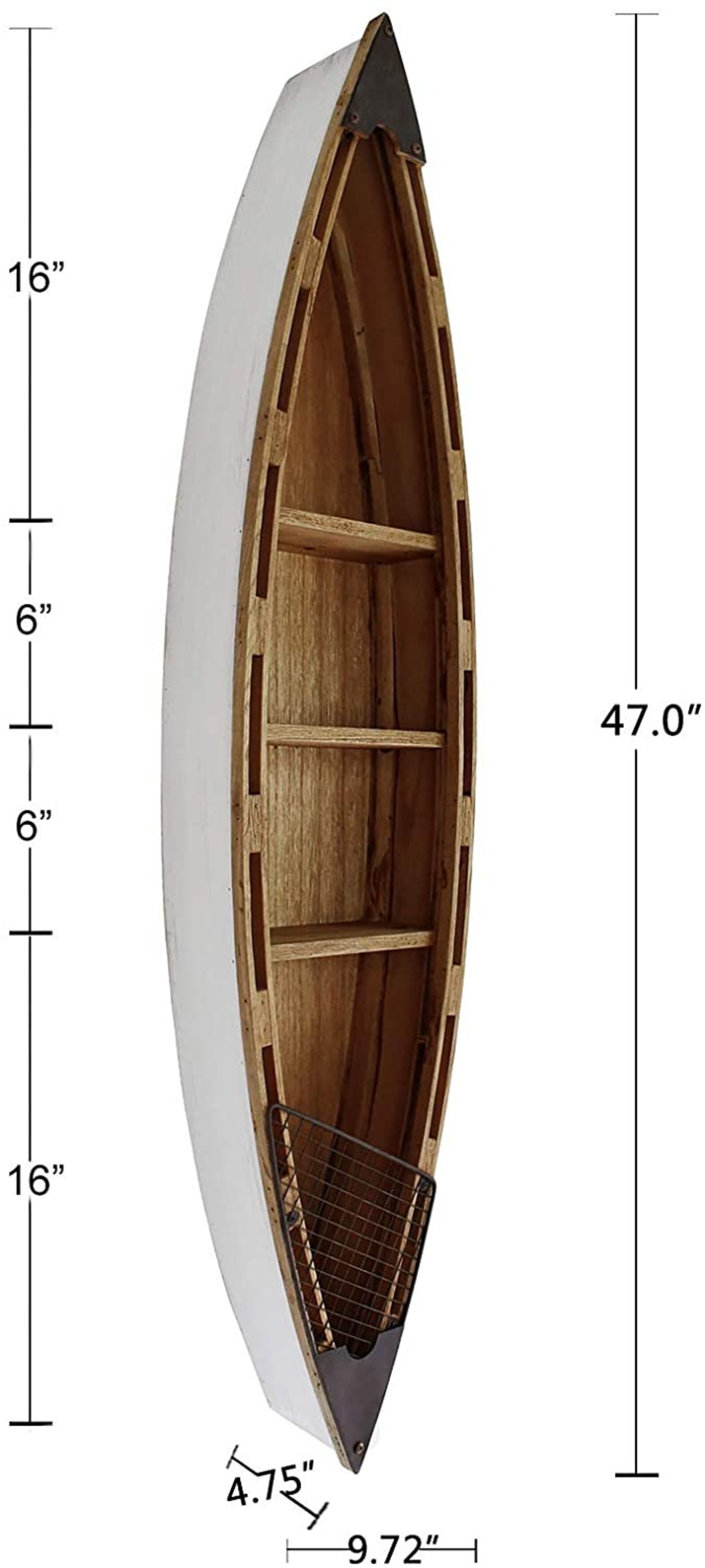 Wooden Boat Decor Hanging Wood Boat Decoration for Wall Etsy