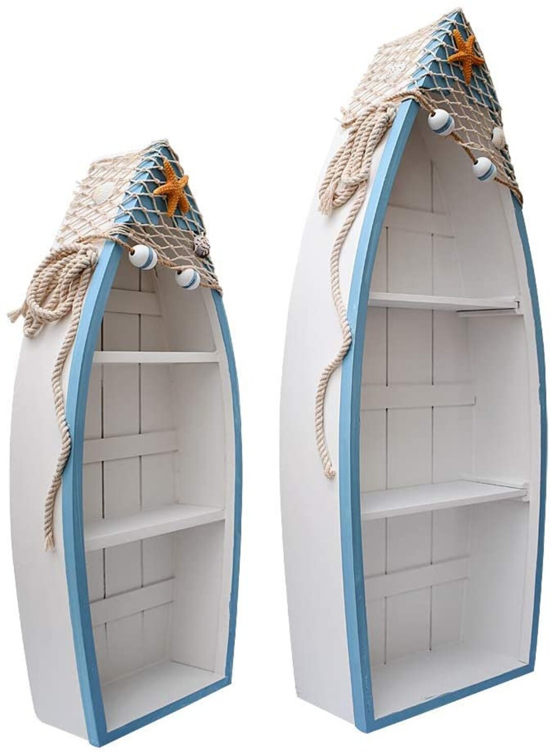 Wooden boat shelf deals