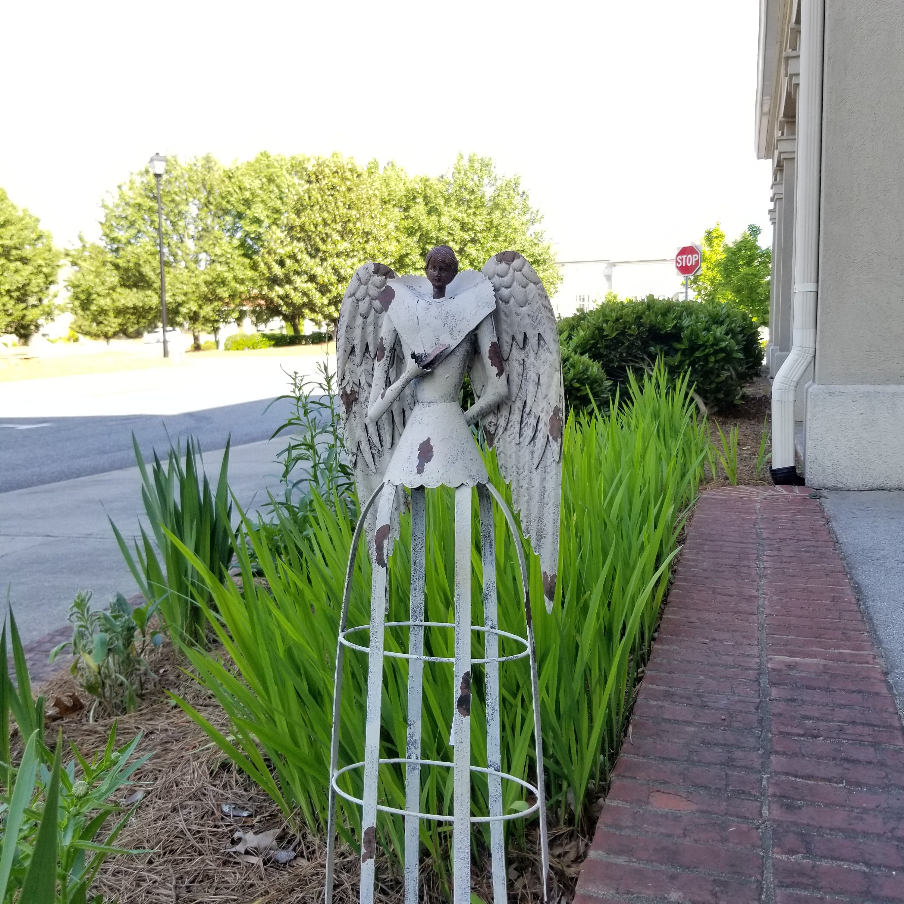 Antiqued Metal Angel