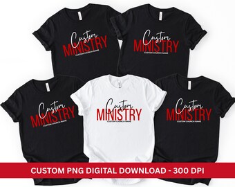 Custom Ministry PNG | Custom Church PNG | Men's Ministry | Women's Ministry | Youth Ministry | Children's Ministry | Digital Download