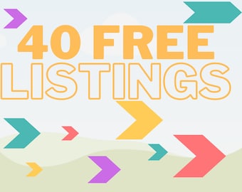 40 FREE LISTINGS. Don't buy, click link