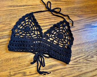 Top corto de telaraña / Top de capas