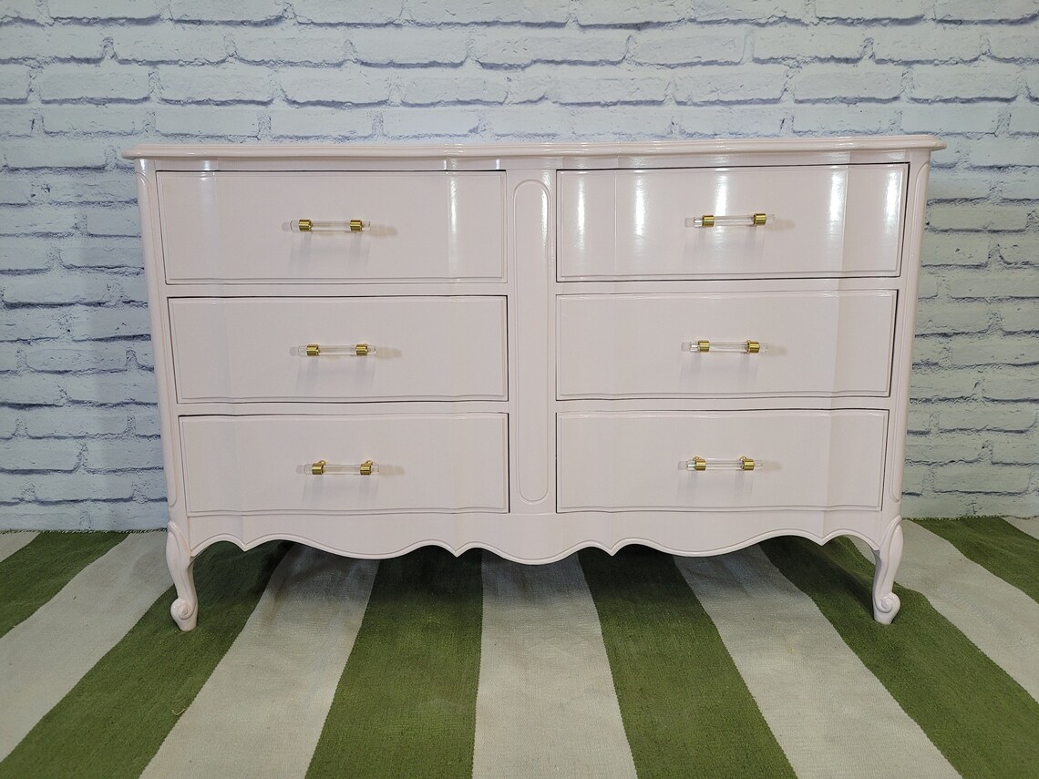 Dixie French Provincial Dresser Lacquered in High Gloss Etsy