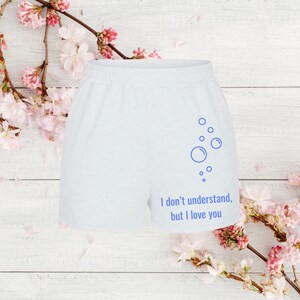 Dix-sept je ne comprends pas, mais je t'aime shorts, shorts kpop, shorts de survêtement, produits dérivés kpop, produits dérivés de dix-sept