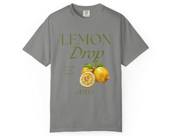 Unisex Tee, Lemon Drop ATEEZ K-Pop Fan Shirt, Bright & Bold Subtle Bias Tee, ATINY Gift, ATEEZ Merch, Unisex Garment-Dyed T-shirt