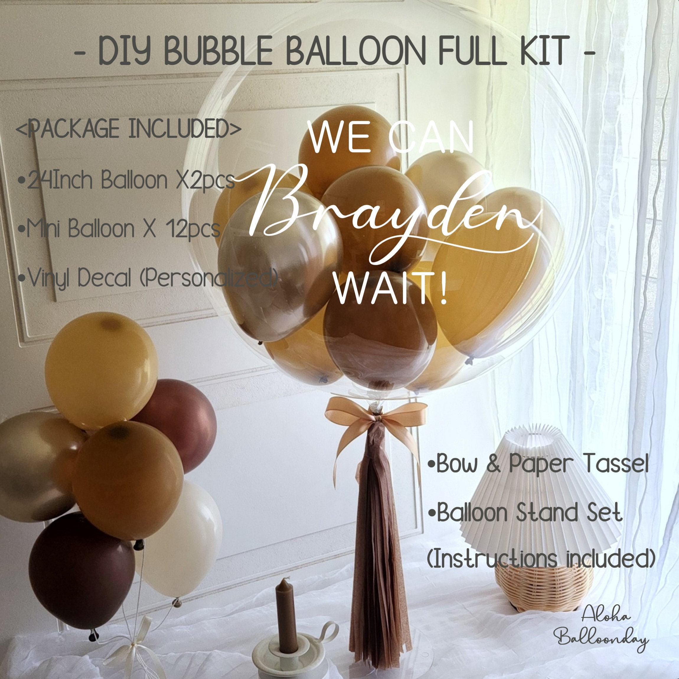 Custom DIY Balloon Bouquet Kit  Choose Your Colors – PopFestCo