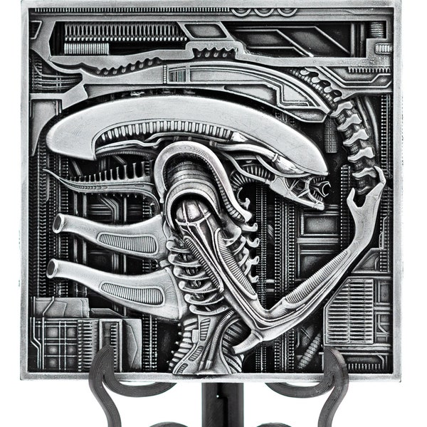 Xenomorph - relief - stand or wall picture - Alien - Giger inspired - detailed - resin - 3D print - hand-painted - free tracking