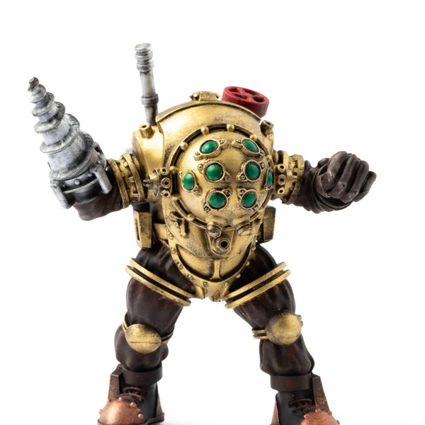 Bioshock inspirierter großer Big Daddy - handbemalt -detailreiche Figur - Resin - Verschiedene Farben!! Free Tracking!