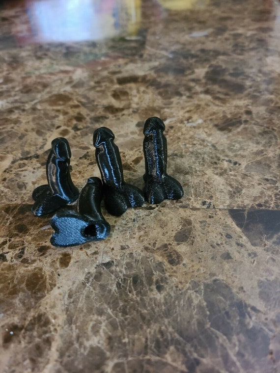 qty4 Blue Glow In The Dark Penis Valve Stem Dick Cap Perfect Prank //Gag Gift