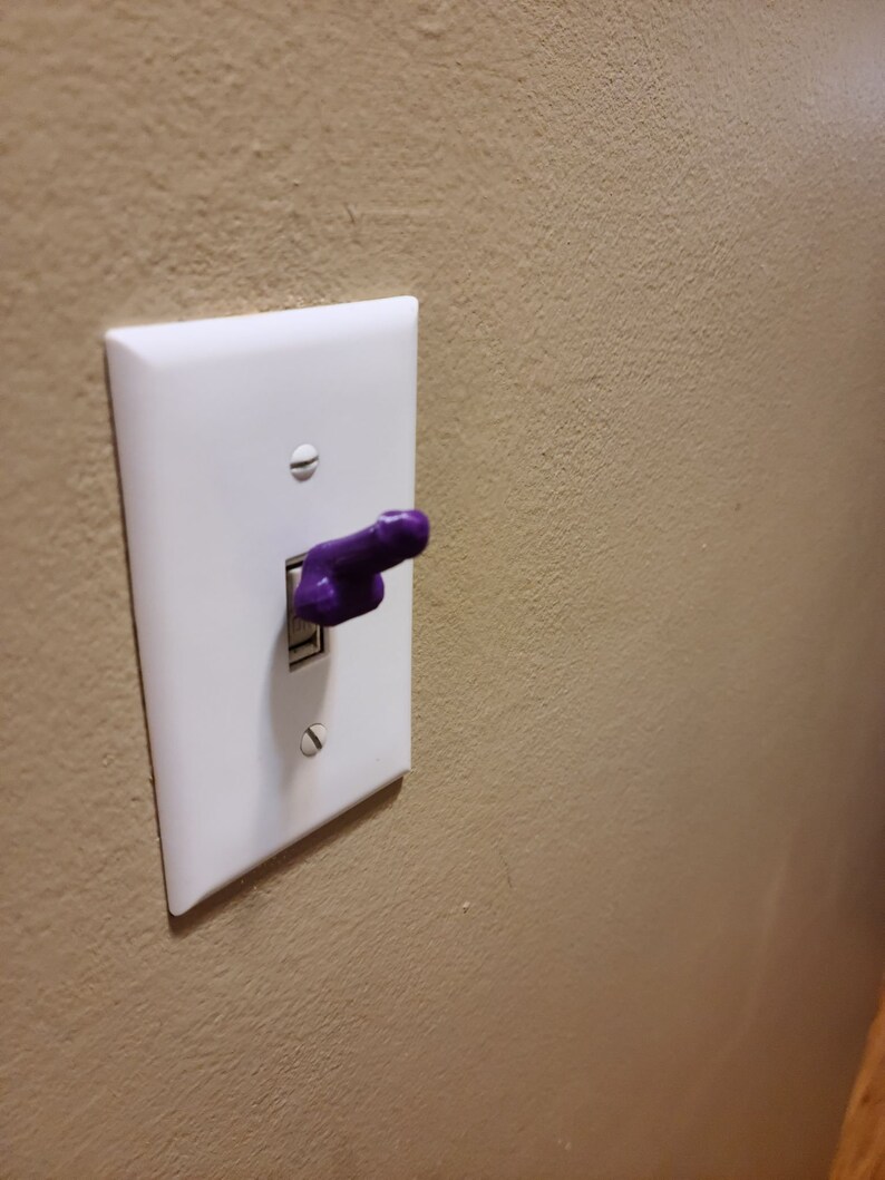 Set of 2 Novelty Light Switch Caps Penis With Balls Prank Etsy