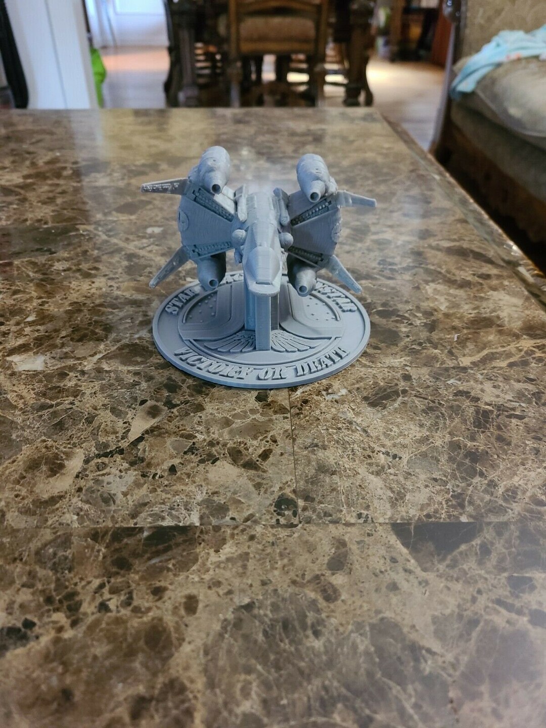 3D Printed Gunstar MK2 Model with Custom Modifications