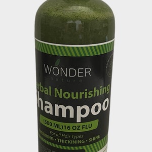 Thickening Shampoo {16OZ 500ML) Moringa Powder, Rosemary Powder | Organic | CocoMango Scent
