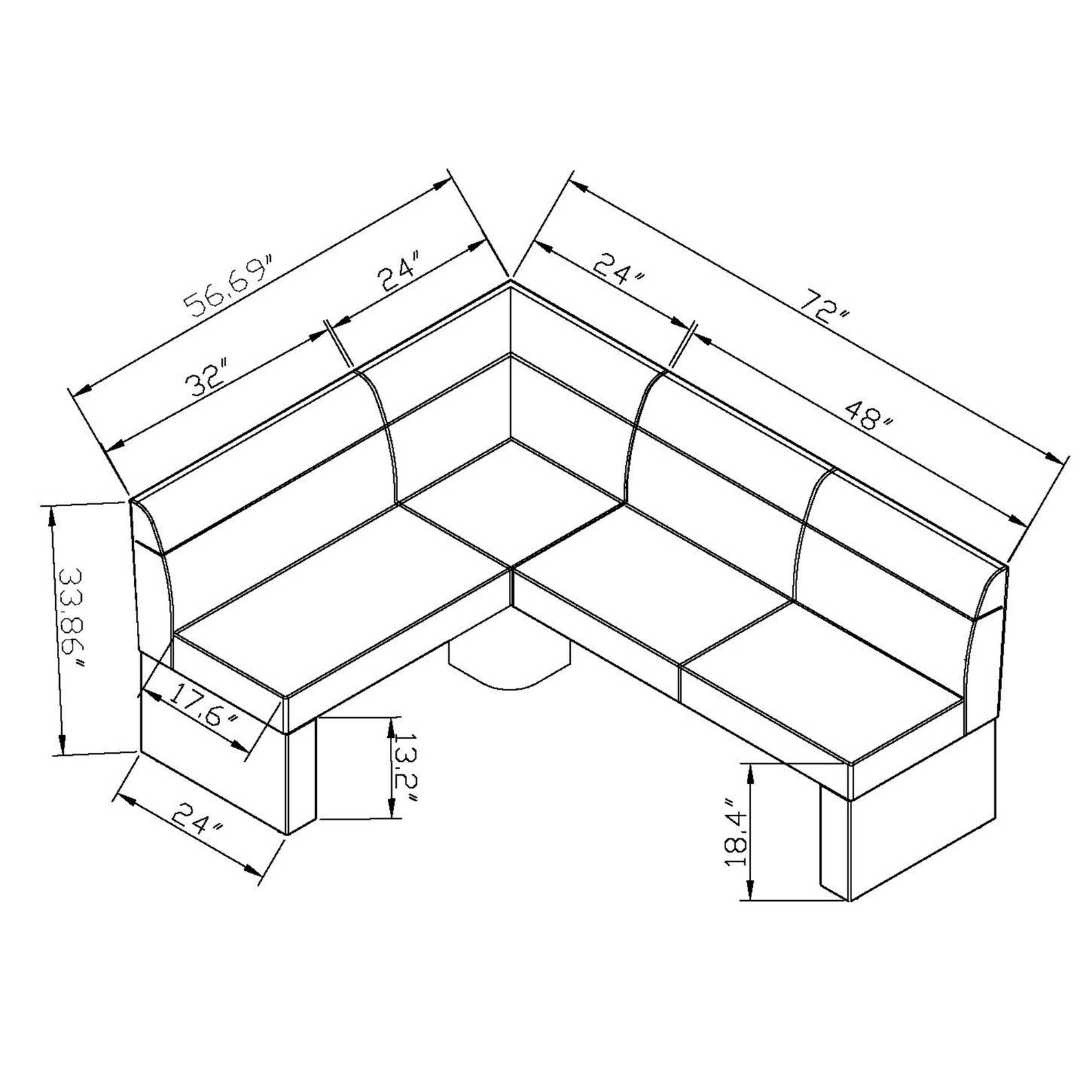Luxus Rupali Polsterbank Eckbank für Esszimmer | Etsy