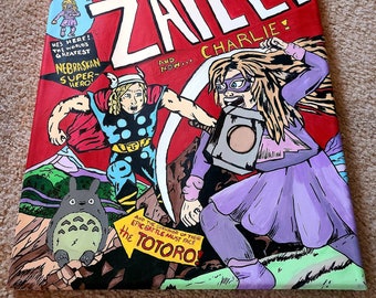 Personal comic book paintings