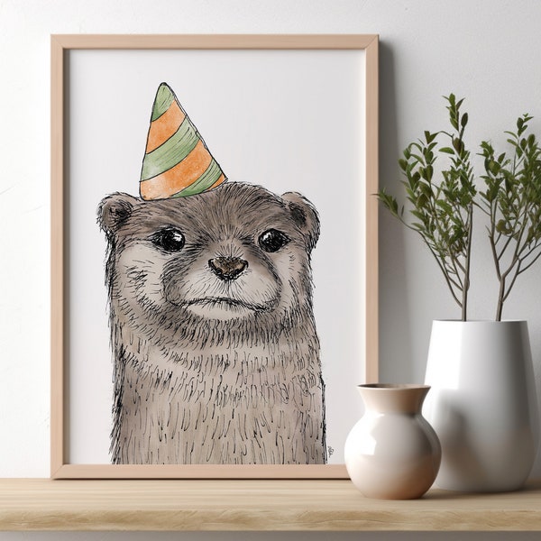 KUNSTDRUCK | Poster | Otter Fiete Party